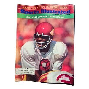 Vintage 1969 Sports Illustrated Magazine Collectible Football Issue Mustang Ad